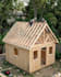 model wood timber architectural framing structures in sketchup 3d