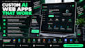 build an ai powered web application