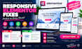 fix elementor bugs, errors and responsive issues