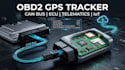 develop obd2 gps vehicle tracker with real time telematics and can bus