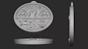 design custom 3d coin model, 3d challenge coin for 3d printing or rendering