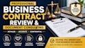 provide professional business contract review and document consulting