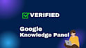 create a verified google knowledge panel for individual or business