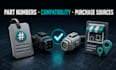 find and verify replacement parts for appliances, vehicles, and equipment