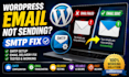 fix wordpress email not sending with SMTP setup