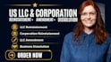 do US llc or corp reinstatement amendment dissolution