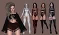 model custom vrchat outfit, vrchat assets, props accessories  3d vrchat clothing