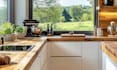 redesign your ikea kitchen with cabinets, layout, floor plan and 3d rendering