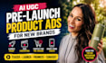 ai ugc pre launch product ads for new brands