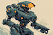 design sci fi mecha and robot concept art