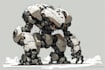 design sci fi mecha and robot concept art
