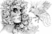draw simple black and white illustration