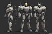 design sci fi mecha and robot concept art