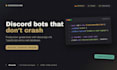 develop a custom discord bot with discord js for your server