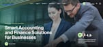 create a modern finance and business website