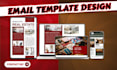 mailchimp email template, mailchimp newsletter design newsletter redesign