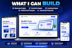 build a responsive website  using HTML CSS javascript