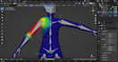 3d model rigging 3d character rig weight paint,  convert vrchat, vrm and vtuber