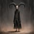 create dark art illustration, horor and skull artwork