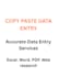 do accurate data entry, copy paste and typing