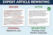 write SEO articles and provide proofreading