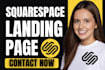 squarespace website design squarespace website redesign squarespace landing page