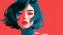 design a professional vector portrait illustration
