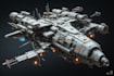 model hard surface scifi vehicles, spaceships