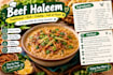 write pakistani recipes , recipe cards and weekly meal plan