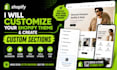 integrate and customize shopify theme sections and features
