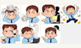 design cute custom twitch emotes for your stream
