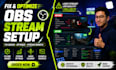 setup obs studio, streamlabs and streamelements for professional streaming