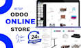 build odoo ecommerce website, odoo online store setup odoo  inventory management