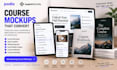 setup podia website, learnworlds course platform and membership site