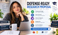 design research proposal defense presentation phd msc academic powerpoint slides