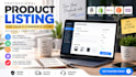 do ecommerce product listing and product data entry