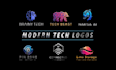 do technology tech software cyber security logo design
