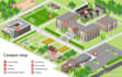 create university map, campus map, school map, wayfinding map and 2d 3d maps