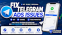 fix telegram ads issues, telegram channel, forex promotion