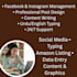 design social media posts and banners