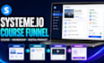 build a systeme io online course and membership funnel