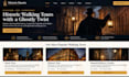 design squarespace walking tour website ghost tour historic tour operator
