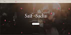 create a luxury wedding invitation website with rsvp