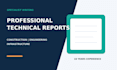 write professional technical reports and engineering content