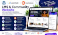 create learndash lms with buddyboss community membership website