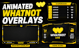 setup whatnot live stream overlay, card breaks, obs studio setup, twitch overlay