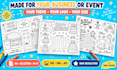design printable kids activity placemats