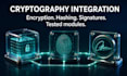 integrate encryption hashing and digital signatures in your app