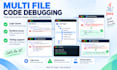debug and fix java python c and c plus plus code