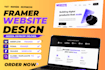 framer website framer design framer landing page framer redesign figma to framer